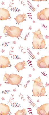 Rolgordijn voor het raam Schapen tussen de sterren