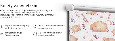 Rolgordijn voor het raam Schapen tussen de sterren