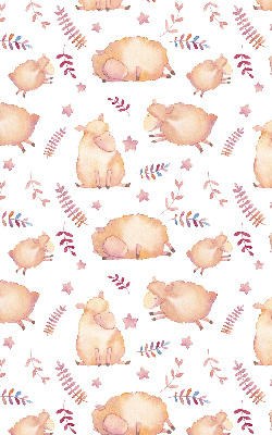 Rolgordijn voor het raam Schapen tussen de sterren