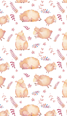 Rolgordijn voor het raam Schapen tussen de sterren