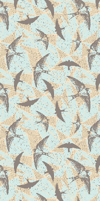 Rolgordijn voor het raam Zwaluwen