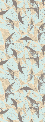 Rolgordijn voor het raam Zwaluwen