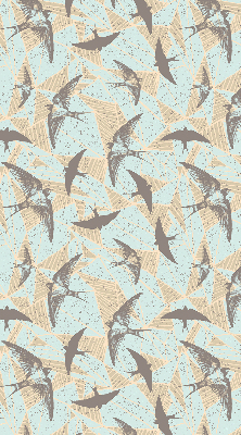 Rolgordijn voor het raam Zwaluwen