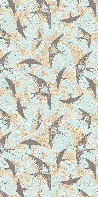 Rolgordijn voor het raam Zwaluwen