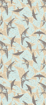 Rolgordijn voor het raam Zwaluwen