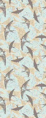 Rolgordijn voor het raam Zwaluwen