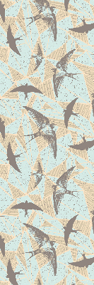 Rolgordijn voor het raam Zwaluwen