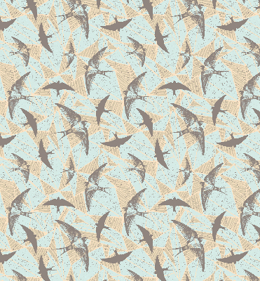 Rolgordijn voor het raam Zwaluwen