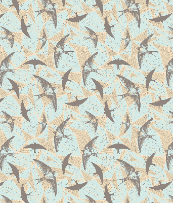 Rolgordijn voor het raam Zwaluwen