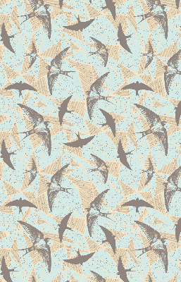 Rolgordijn voor het raam Zwaluwen