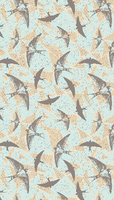 Rolgordijn voor het raam Zwaluwen