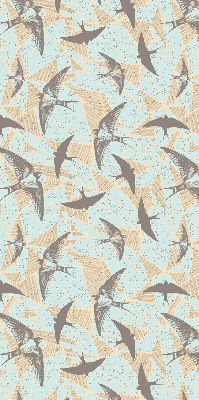 Rolgordijn voor het raam Zwaluwen