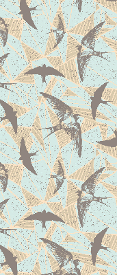 Rolgordijn voor het raam Zwaluwen