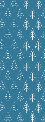 Rolgordijn voor het raam Bomen in de regen