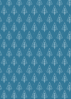 Rolgordijn voor het raam Bomen in de regen