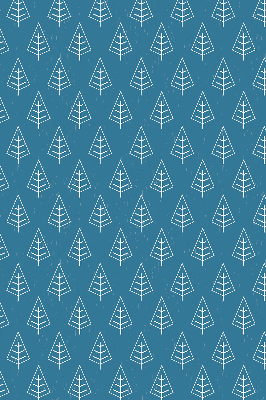 Rolgordijn voor het raam Bomen in de regen