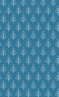 Rolgordijn voor het raam Bomen in de regen