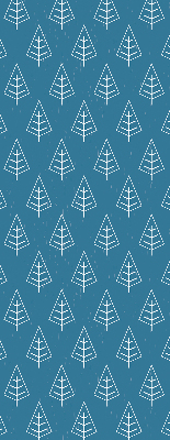 Rolgordijn voor het raam Bomen in de regen