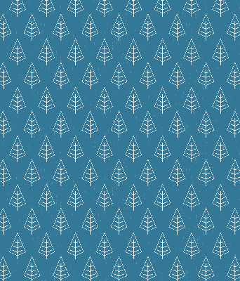 Rolgordijn voor het raam Bomen in de regen