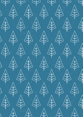 Rolgordijn voor het raam Bomen in de regen