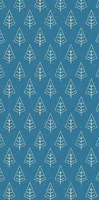 Rolgordijn voor het raam Bomen in de regen