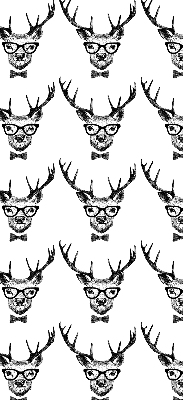 Rolgordijn verduisterend Rendier met bril