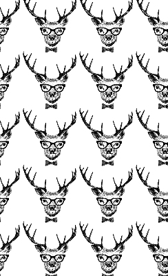 Rolgordijn verduisterend Rendier met bril