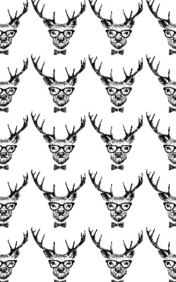 Rolgordijn verduisterend Rendier met bril