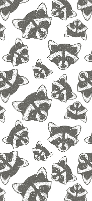 Rolgordijn verduisterend Getekende wasberen