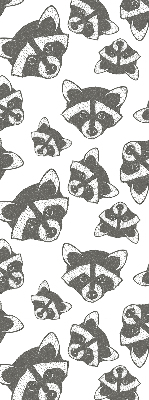 Rolgordijn verduisterend Getekende wasberen