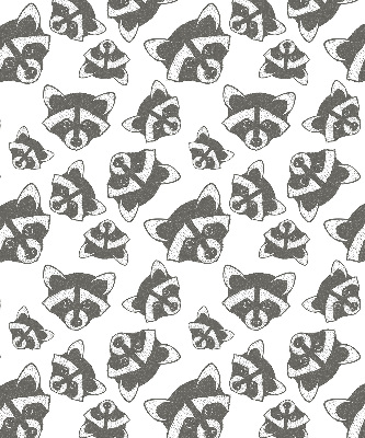 Rolgordijn verduisterend Getekende wasberen