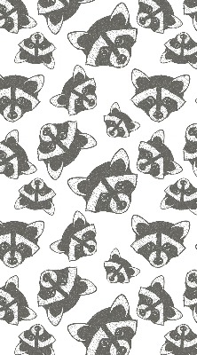 Rolgordijn verduisterend Getekende wasberen