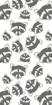 Rolgordijn verduisterend Getekende wasberen