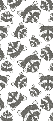 Rolgordijn verduisterend Getekende wasberen