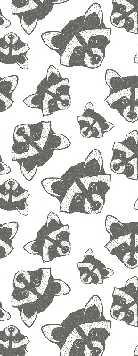 Rolgordijn verduisterend Getekende wasberen