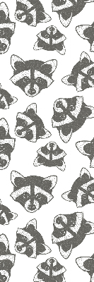 Rolgordijn verduisterend Getekende wasberen