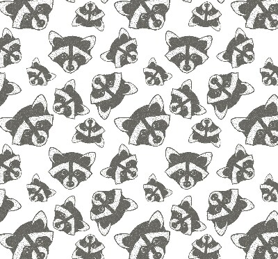 Rolgordijn verduisterend Getekende wasberen