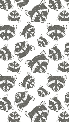 Rolgordijn verduisterend Getekende wasberen