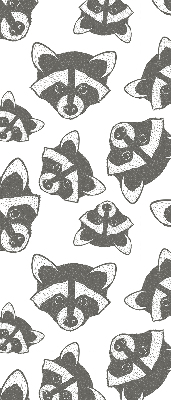 Rolgordijn verduisterend Getekende wasberen