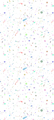 Rolgordijn voor het raam Verfvlekken