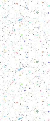 Rolgordijn voor het raam Verfvlekken