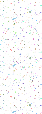 Rolgordijn voor het raam Verfvlekken