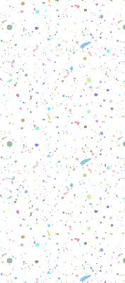 Rolgordijn voor het raam Verfvlekken