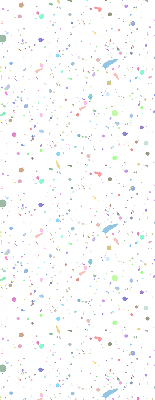 Rolgordijn voor het raam Verfvlekken