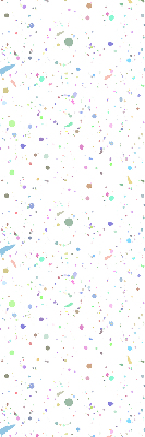 Rolgordijn voor het raam Verfvlekken