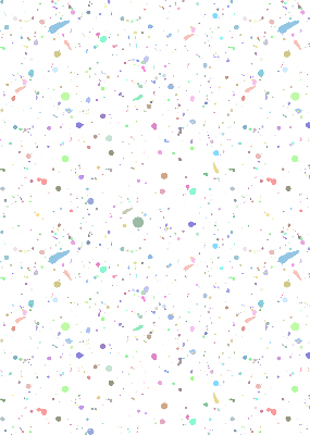 Rolgordijn voor het raam Verfvlekken