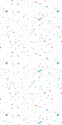 Rolgordijn voor het raam Verfvlekken