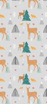 Rolgordijn verduisterend Reeën in het bos