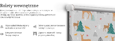 Rolgordijn verduisterend Reeën in het bos