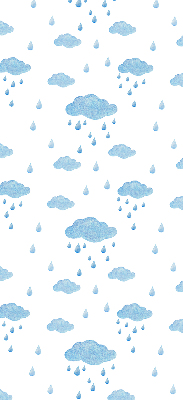 Rolgordijn verduisterend Wolken en regen